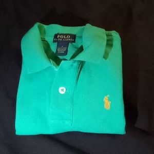 Boys Polo by Ralph Lauren Polo Shirt Size 5 Green